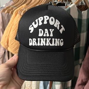 “Support Day Drinking” trucker hat.